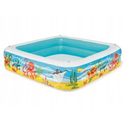 Bestway pripučiamas baseinas su nuimamu stogu 140x140