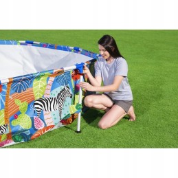Plieninis profesionalus baseinas vaikams bestway gyvūnų pasaulis 305x66cm 10ft