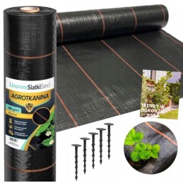 Žemės ūkio audinys stiprus 1 1x50 m juodas augintas audinys storas 90g m2 tvarus smūgis