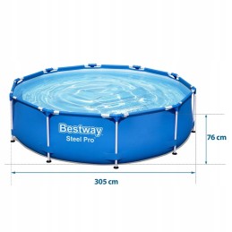 Plieninis sodo baseinas 305 x 76 cm bestway 56677