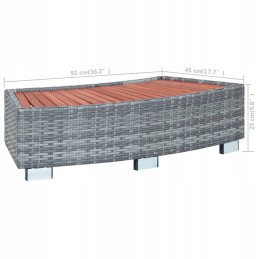 SPA baseino pakopos 92x45x25cm polirotango
