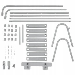 Bestway 4 pakopų flowclear baseino kopėčios 122 cm