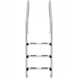 Nerūdijančio plieno baseino kopėčios, 3 pakopos, 1600 mm