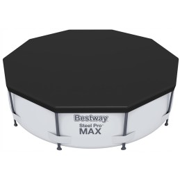 Sodo baseinas 20in1 rėmas bestway 56408 305x76 pilkas pilnas komplektas