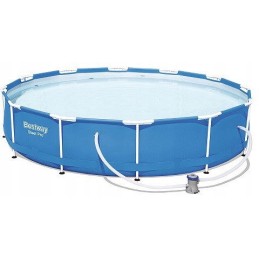 Bestway baseino rinkinys 366m x 76cm plieno pro 16in1