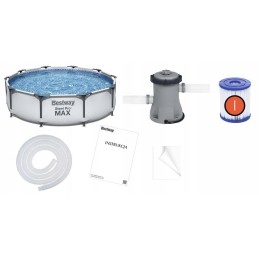 Plieninis sodo baseinas 305x76cm 8in1 bestway