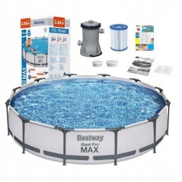 Sodo karkasinis baseinas 366x76 cm bestway 56416