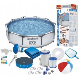 Bestway 56408 rėmo baseinas 305x76 pilnas komplektas