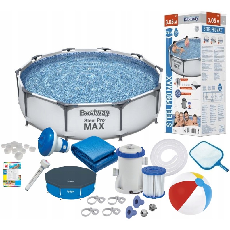 Bestway 56408 rėmo baseinas 305x76 pilnas komplektas