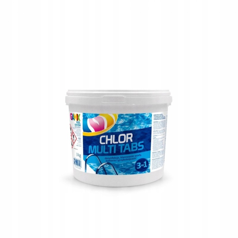 Gamix chloro multi tabletės 3in1 5kg daugiafunkcinės