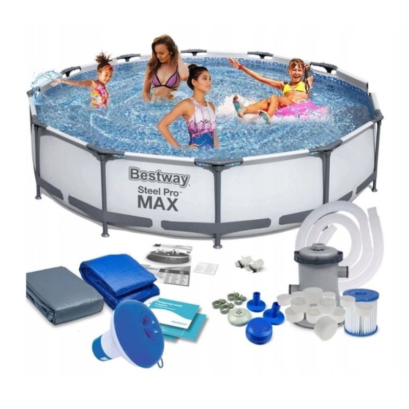 Frame pool 56416 pro max 366x76 bestway max rinkinys