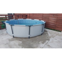 Apvalaus rėmo sodo baseino plieninis pro max bestway 56408