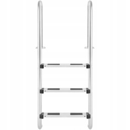 Nerūdijančio plieno baseino kopėčios, 3 pakopos, 1320 mm