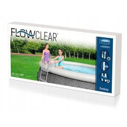 Bestway metalinės baseino kopėčios 84cm 58430