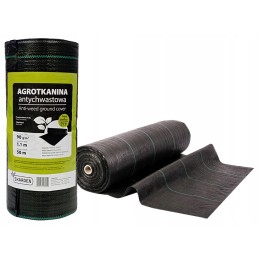 Juodas nuo piktžolių agrotekstilės skardenas 90g 1,1x50m