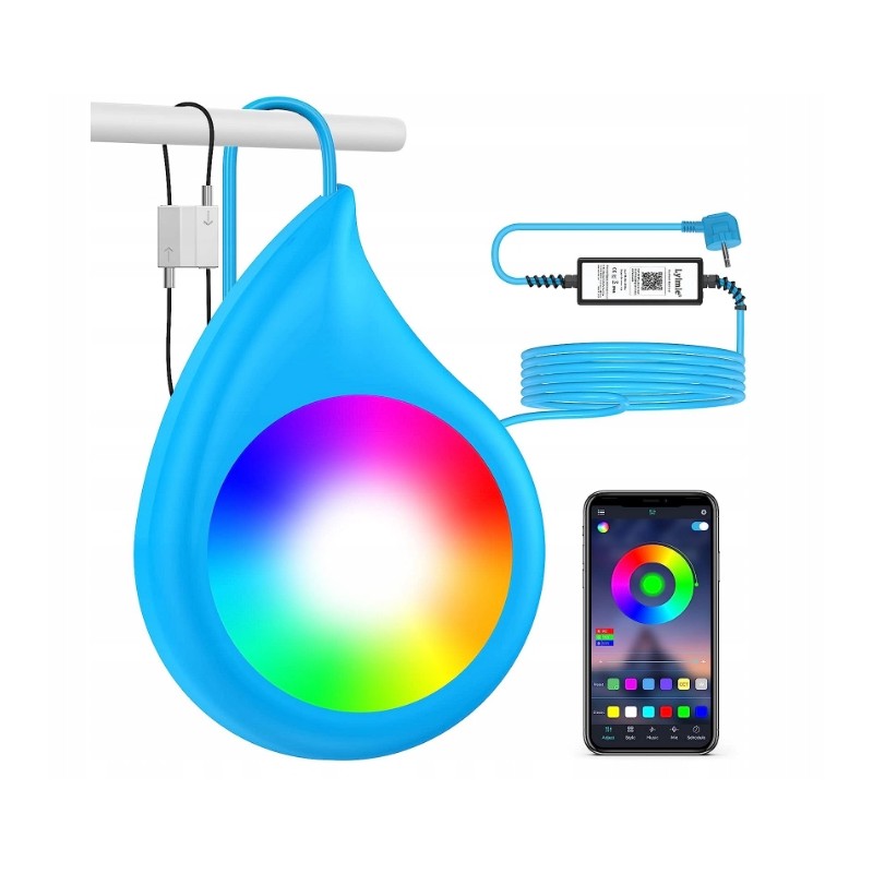 Povandeninio baseino apšvietimas, spalvingas 10W LED