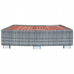 SPA pakopa, pilka 92 x 45 x 25 cm, polirotangas