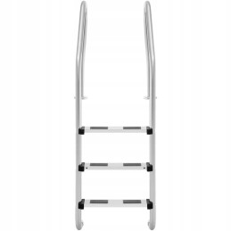 Nerūdijančio plieno baseino kopėčios, 3 pakopos, 1600 mm