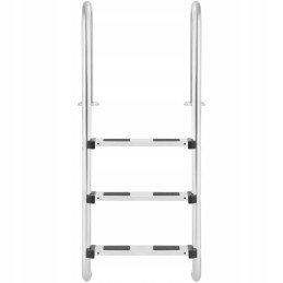 Nerūdijančio plieno baseino kopėčios, 3 pakopos, 1320 mm