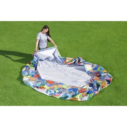 Plieninis profesionalus baseinas vaikams bestway gyvūnų pasaulis 305x66cm 10ft