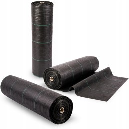 Žemės ūkio audinys sodas 70g m2 1 6m x 100m juodas plonos