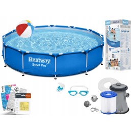 Bestway karkasinis sodo baseinas 366x76 su pompa