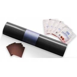 Repair kit for flying tarpaulins 220x32cm black