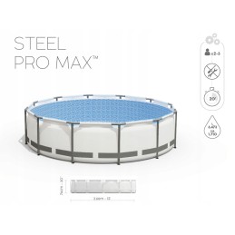 Frame pool 56416 pro max 366x76 bestway visas komplektas