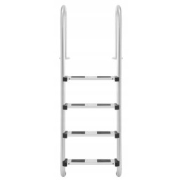 Nerūdijančio plieno baseino kopėčios, 4 pakopos, 1570 mm