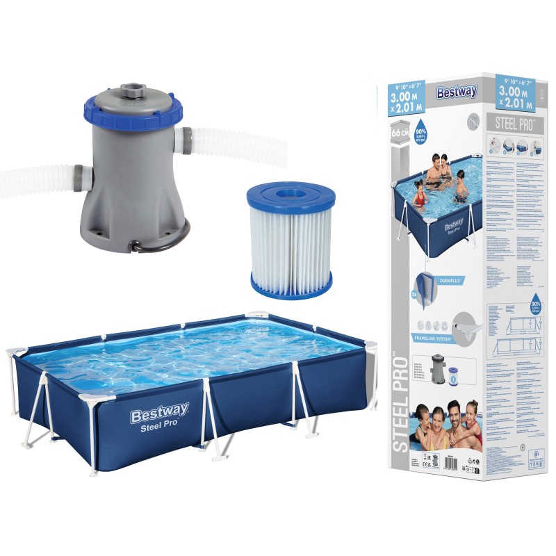 Bestway 300 201 rėmo baseino 66 cm filtro siurblio filtras