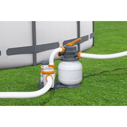 Veiksmingas, stiprus smėlio siurblys baseinui 5678 lh bestway 58497