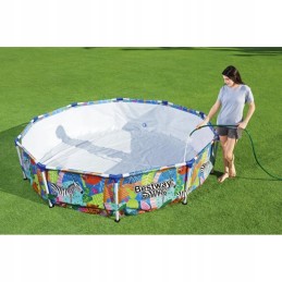 Plieninis profesionalus baseinas vaikams bestway gyvūnų pasaulis 305x66cm 10ft