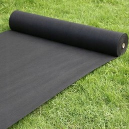 Lenkiška agrotekstilė/agroaudinys nuo piktžolių, kilimėlis nuo piktžolių 50g juodas 1,06x100m + 100 smeigtukų 15cm nemokamai