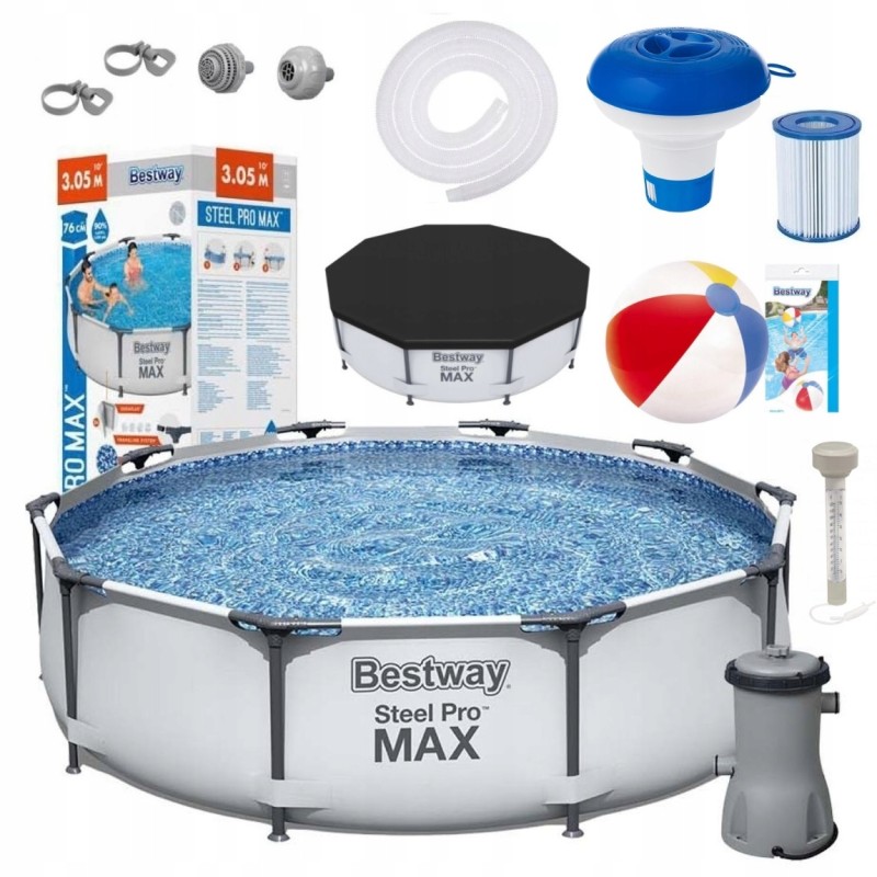 Sodo baseino 305x76 bestway 56408 dangos komplektas