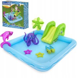 Baseinas, akvariumas, čiuožykla, pripučiama žaidimų aikštelė