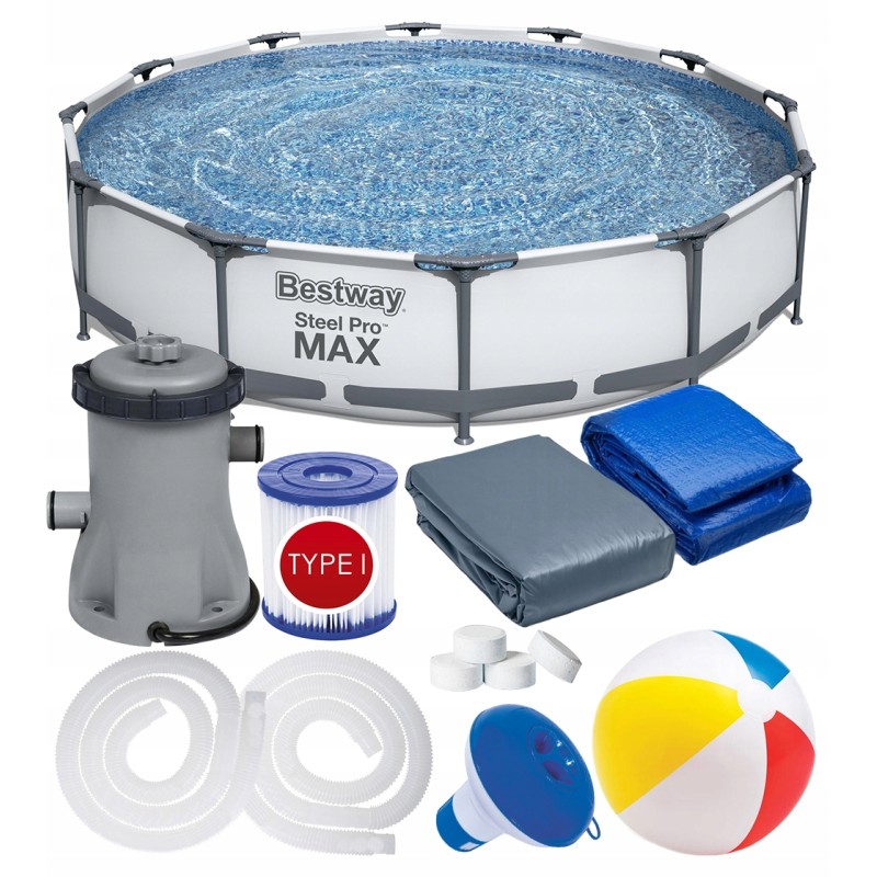 12in1 rėmo baseinas pro max 366x76 bestway 56416