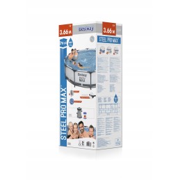 12in1 rėmo baseinas pro max 366x76 bestway 56416