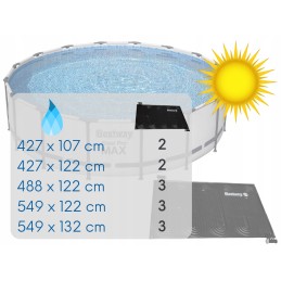Bestway 58423 saulės vandens šildymo kilimėlis