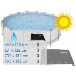 Bestway 58423 saulės vandens šildymo kilimėlis