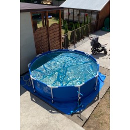 Karkasinis baseino siurblys 12v 305x76 intex rinkinys 15in1