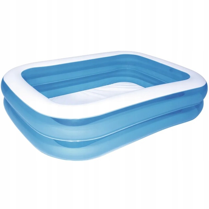 Bestway stačiakampis baseinas 211x132x46 cm mėlynas