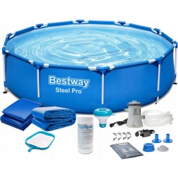 Sodo baseino rėmas 366 x 76 cm komplektas