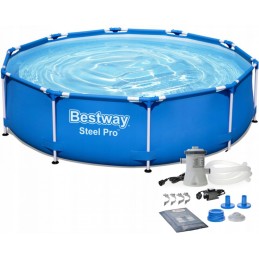 Sodo baseino rėmas 366 x 76 cm komplektas