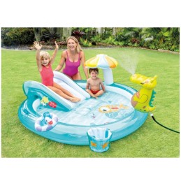 Baseino žaidimų aikštelė krokodilas 57165 intex