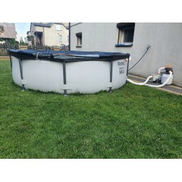 Sodo baseino rėmas su pompa 305 x 76 cm rinkinys 9in1 bestway 56408