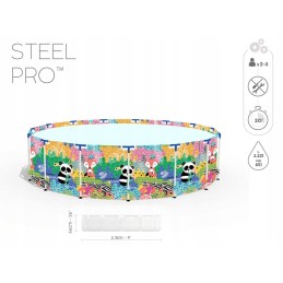 Bestway 5612f plieno pro apvalaus rėmo baseinas 2 74m x 66cm
