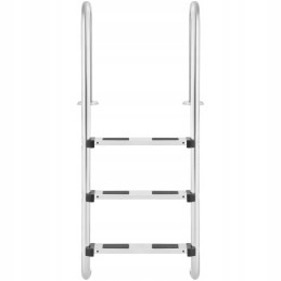 Nerūdijančio plieno baseino kopėčios, 3 pakopos, 1320 mm