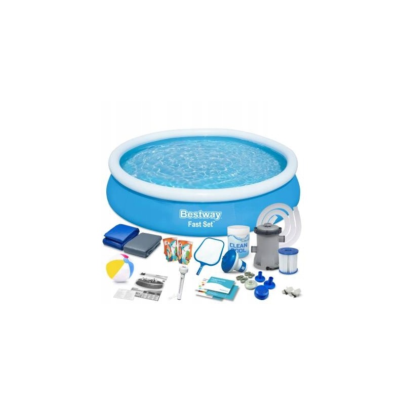 Išplečiamas sodo baseinas 366 x 76 16in1 bestway