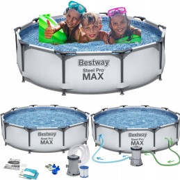 Bestway sodo rėmo baseinas 305 x 76 cm, 9 viename komplektas