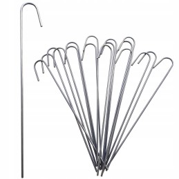 Metaliniai smeigtukai įvairių tipų agrotekstilei, agrotekstilei ir geotekstilei tvirtinti prie žemės, taip pat smeigtukai kurmių